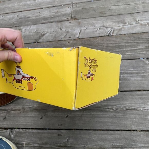 RARE The Beatles X Vans Sk8 High Yellow Submarine With Box Size 11 - Picture 5 of 16